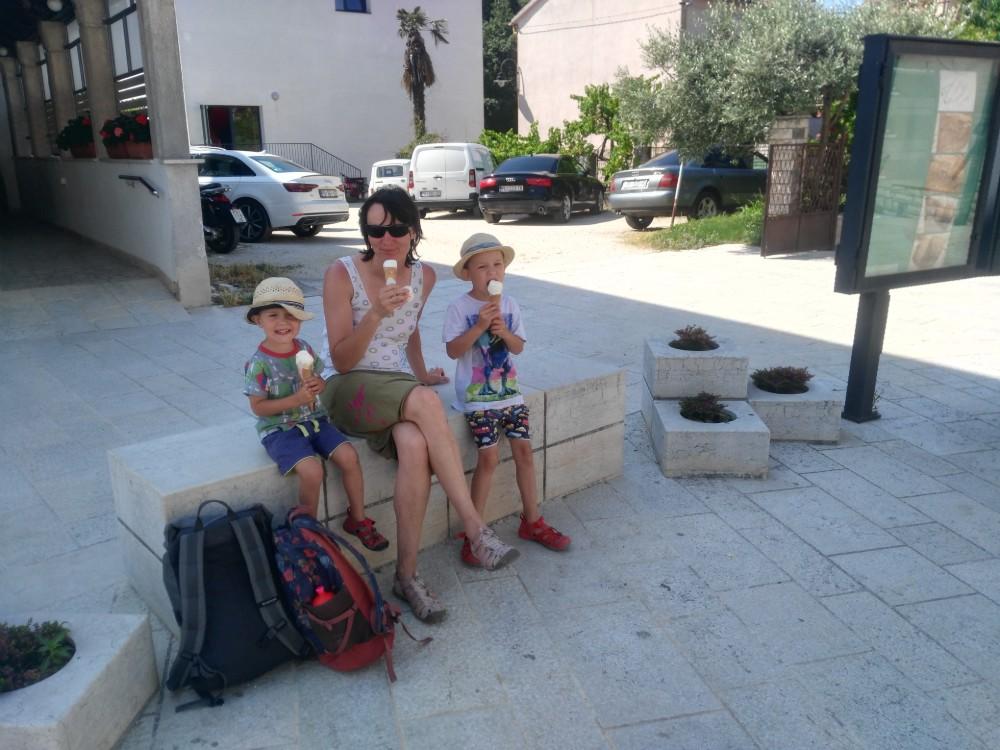 Zmrzlina ze zmrzlinárny Gelaterie Leone - Fažana